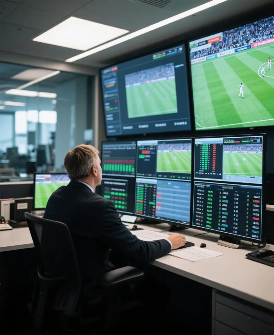 分析師觀察即時賽事數據
